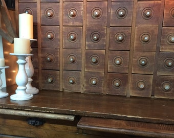 Antique cabinet, apothecary cabinet,drawers,wood cabinet,sewing spool, File cabinet, Furniture, Card Catalog, Library File