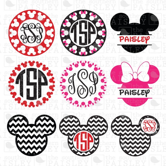 Free Free 212 Disney Monogram Svg Free SVG PNG EPS DXF File