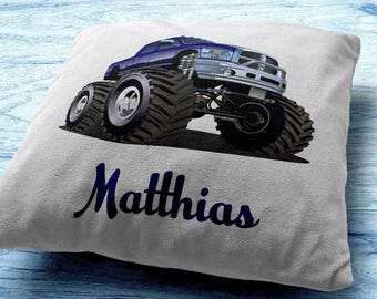 monster truck pillow pet