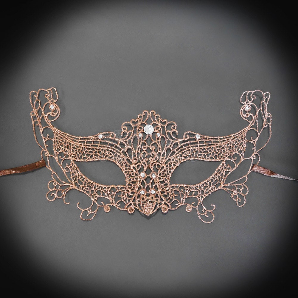 Lace Mask Masquerade Mask Elegant Macrame Lace Mask with