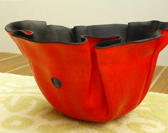 Leather Yarn Bowl