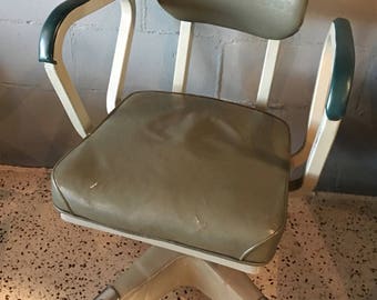 Mid Century Industrial Office Chair