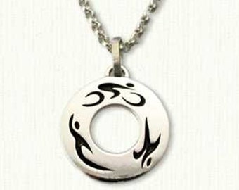 Custom Triathlon Pendants- All Sizes and Metals Available - Comes with Sterling Chain! Great Gift