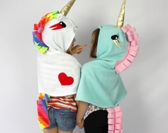 Unicorn Costume - Children's Handmade dress-up for imaginative play