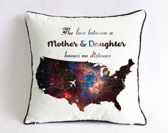 Download long distance mom daughter cushion cover-mom birthday