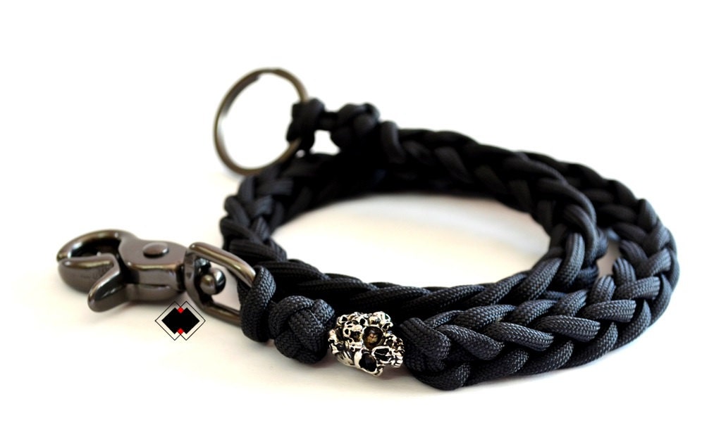 Mind Skull paracord wallet key chain lanyard made in USA