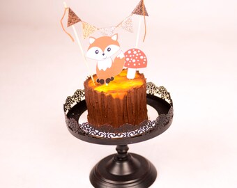 Woodland Cake Topper, Forrest Cake Topper, Woodland party