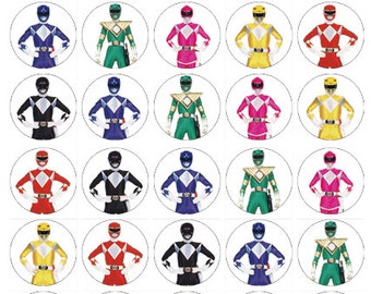 Power Rangers Edible Cake Topper Power Rangers Edible Cake Topper