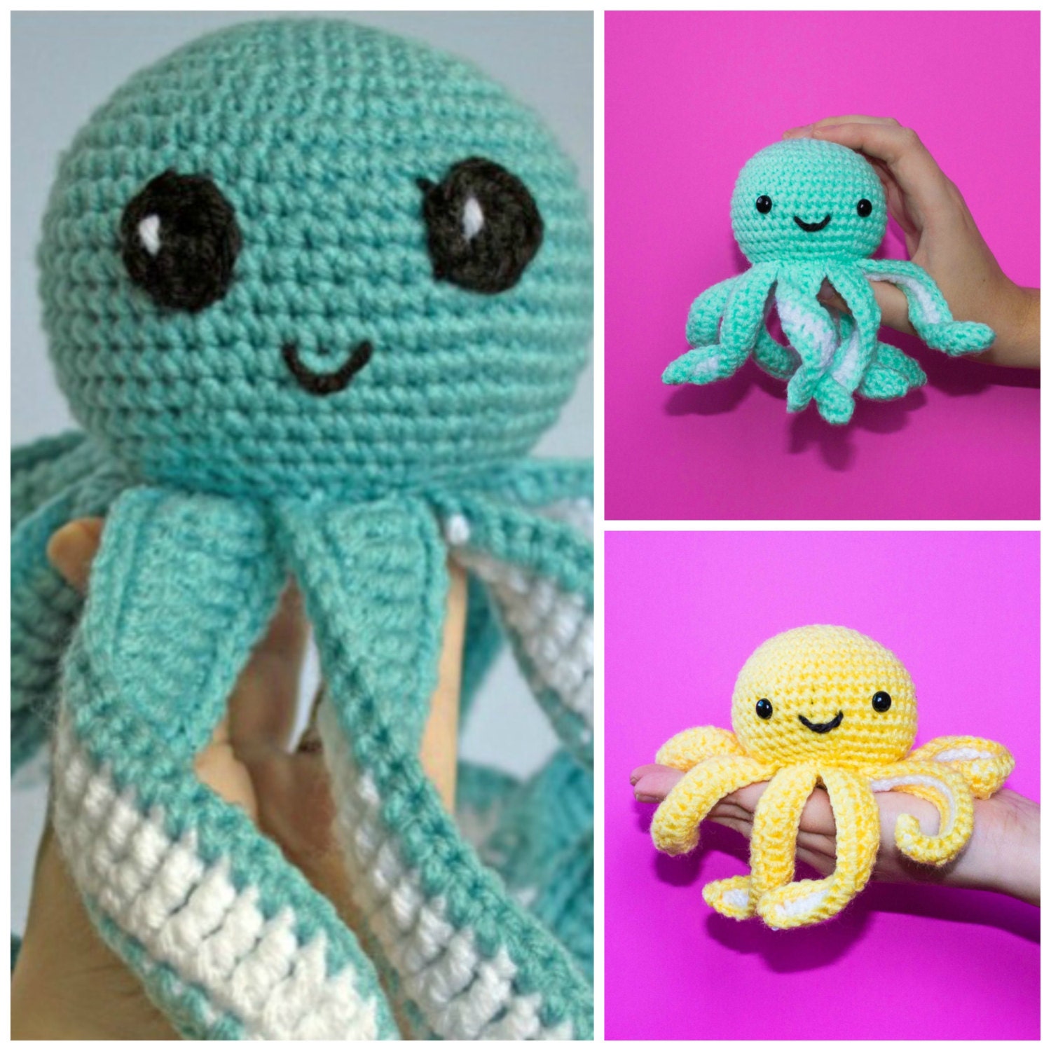 octopus crochet plush