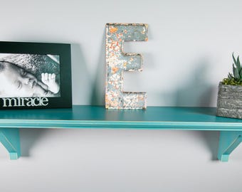 Floating Wall Shelves – Distressed Standard (5” Deep) – Floating Shelves – Length 12"