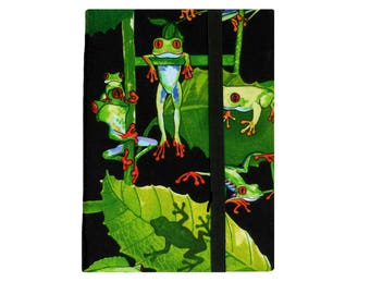 Kindle Case, Kindle Voyage Case Amazon Fire HD 7 8 Case, iPad Mini Case, Voyage Cover, Kindle Fire iPad Mini Cover Rainforest Tropical Frogs
