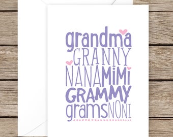 Pregnancy Announcement Card, Grandma Card, Pregnant Card, Pregnancy Card, Baby Card