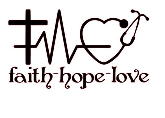 Download Faith - Hope - Love for Nurses SVG File from ...