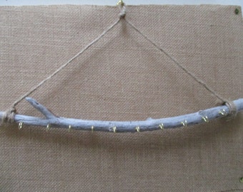 Large Driftwood Jewelry Holder "nautical style" **FREE SHIPPING**