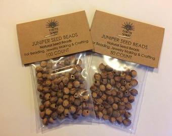 Navajo Ghost Beads, Ghost Beads, Juniper Beads, Cedar Beads, Juniper Seeds, Cedar Seeds, Seed Beads, Native American Beads, Natural