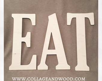 Eat Wall Decor eat letters | etsy Eat Wall Decor eat letters | etsy