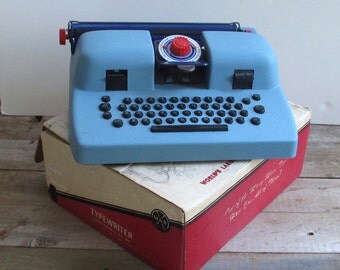 Retro Marx Toy Typewriter with Original Box