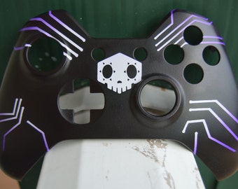 Overwatch Custom Painted Sombra Xbox One Controller Faceplate