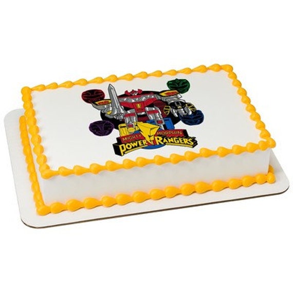 Power Rangers Edible Cake or Cupcake Toppers Choose Your
