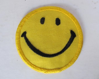 Smiley face patch | Etsy