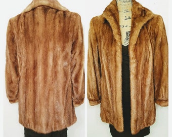 Vintage mink coat | Etsy