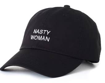 Black Dad Cap Nasty Woman Barack Obama Low Profile Hat