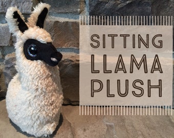 purple llama plush