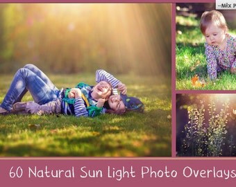 Sunlight photoshop overlays, Sun Lens Flare Overlays, Sunlight Photo Overlays, Digital Backdrop, Sun Effect, Sunlight Rays