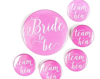 Hen Party Badge | Hen Night Badge | Bride to Be Badge | Pink