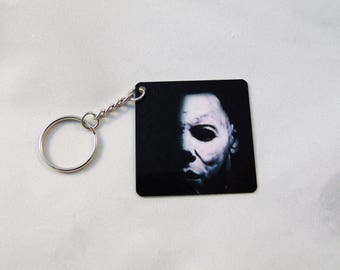 Halloween Michael Myers Inspired Keychain