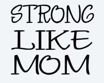 Download Mom strong svg | Etsy