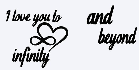 Download SVG i love you to infinity and beyond matching shirts