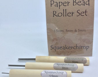 Paper Bead Roller Set, Paper Bead Tool Set, Paper Bead, 1.5mm, 3mm, 5mm, Bead Tool, Beads, Jewelry Making, Bead Making, Eco Crafts