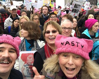 Nasty Woman #Pussyhat for the Womens March on Washington- Hat of Resistance