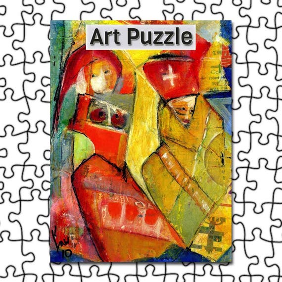 Items similar to Art Jigsaw Puzzle, Instant Download, Classroom puzzles ...