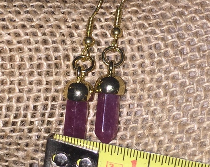 Amethyst earrings