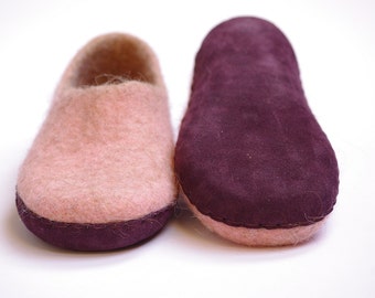 Felted shoes-summers felted shoes-minimalist shoes by VASlippers