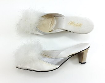marabou slippers