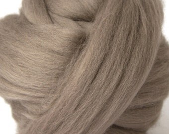 Merino Wool Combed Top/Roving by the Pound - Pewter