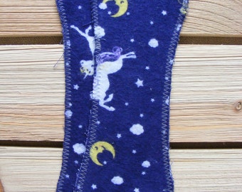 Set of 2- Extra inserts for pocket style reusable cloth menstrual pads-regular/heavy/light flow-100% cotton flannel