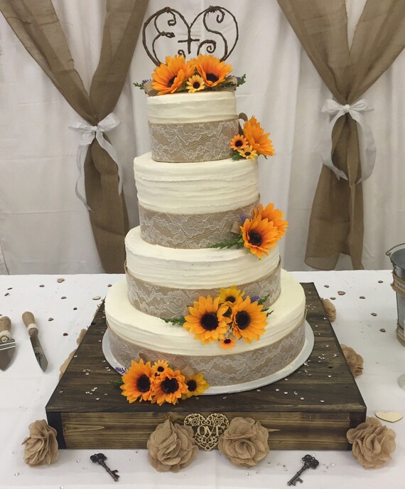 16x16 Rustic Cake Stands Custom Cake Stand by