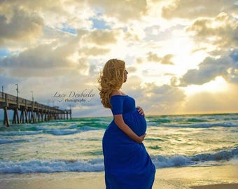 Off shoulder dress/maternity gown/maternity dress/maternity photo/maternity photo shoot/baby shower dress/maternity pictures/long