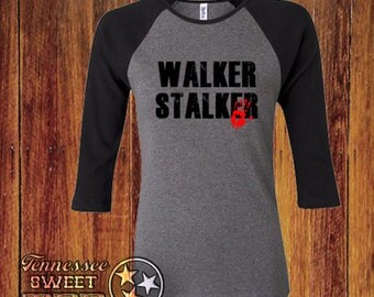 Walker Stalker, Walking Dead, Zombies, Geek Clothing, apocalypse, Living Dead, Walkers, Unisex Clothing
