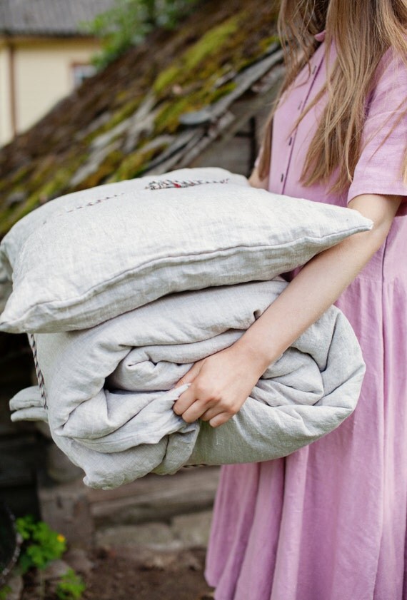 Linen Duvet Cover Queen Size Natural Washed Softened Linen Duvet Cover Queen Size Natural Washed Softened Bedding In