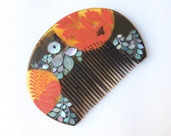 Oriental hair comb | Etsy