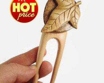 Birthday gift Lord of the Rings personalized gift gift under 20 best friend gift Present for her Wood hair pin Girlfriend gift funny gift