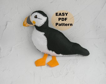 Puffin pattern Etsy