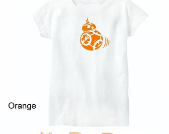 BB-8 Star Wars Tee or Onesie Sparkle or Plain - The Force Awakens Droid