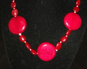 CLEARANCE* Red Jade Necklace