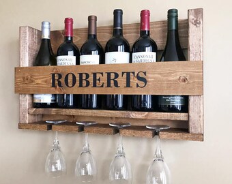 Wine Rack | Girlfriend Gift | Wedding Gift | Personalized Gift | Housewarming Gift | Gift For The Couple | Newlywed Gift | Anniversary Gift